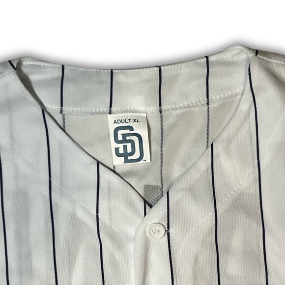San Diego Padres Ken Caminiti #21 Home Jersey XL Fanatics Authentic Pinstripe - Picture 5 of 5